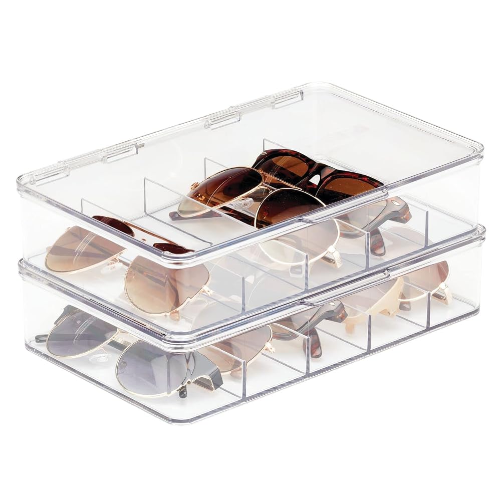 Stackable Eyeglass Organizers (2-Pack)