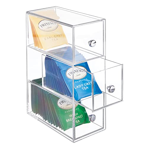 Three-Drawer Coffee and Tea Station