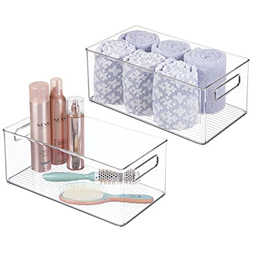 Deep Bath and Shower Bins (2-Pack)