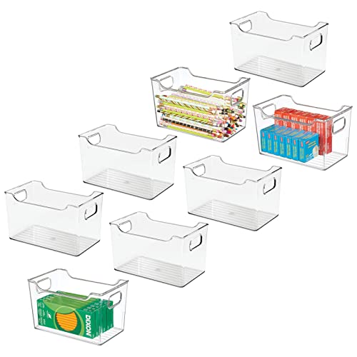 Deep Office Storage Bins (8-Pack)
