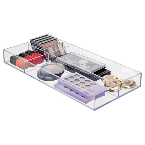 Divided Makeup Drawer Tray
