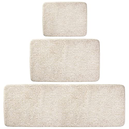 Heathered Bath Rug Set (3-Piece)