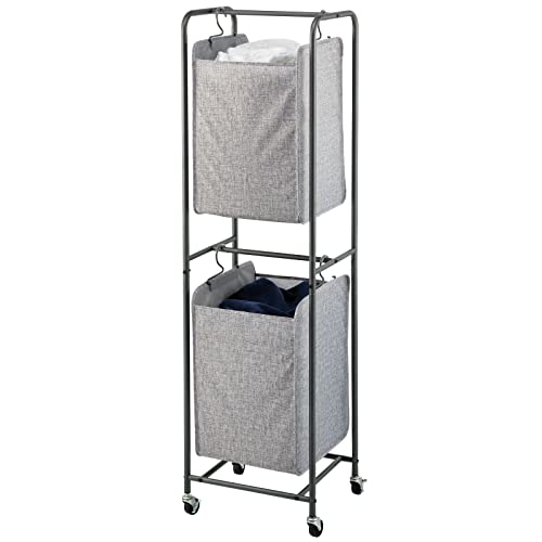 Rolling Vertical Double Hamper