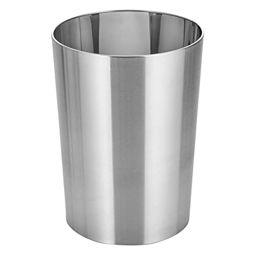 Round Steel Wastebasket, 4 Gallon