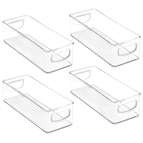 Shallow Pantry & Cabinet Bins (4-Pack)