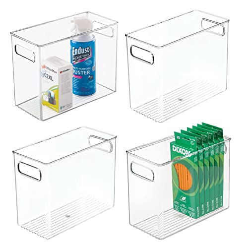 Tall Office Storage Bins (4-Pack)